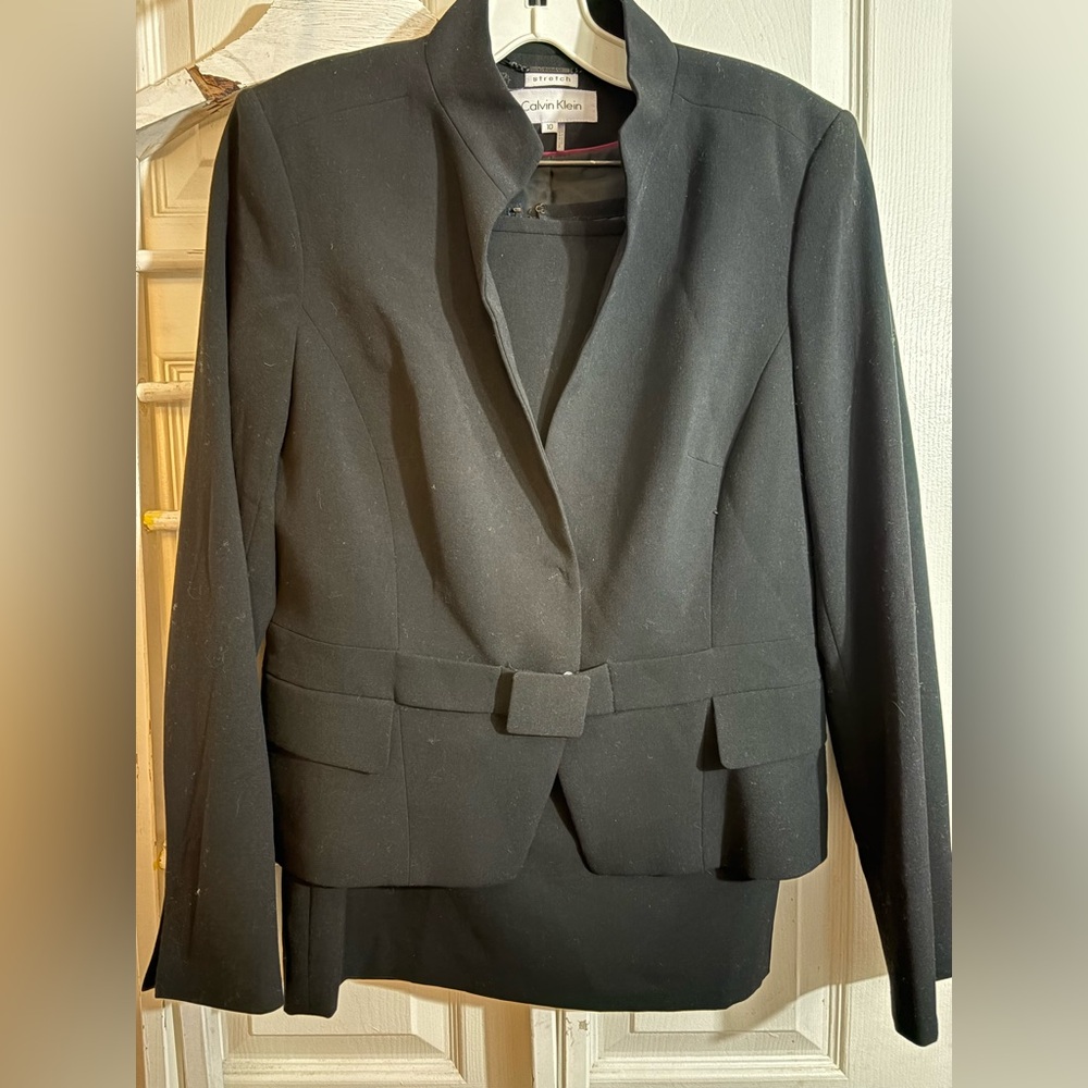 Calvin Klein Black Women's Blazer and skirt set
